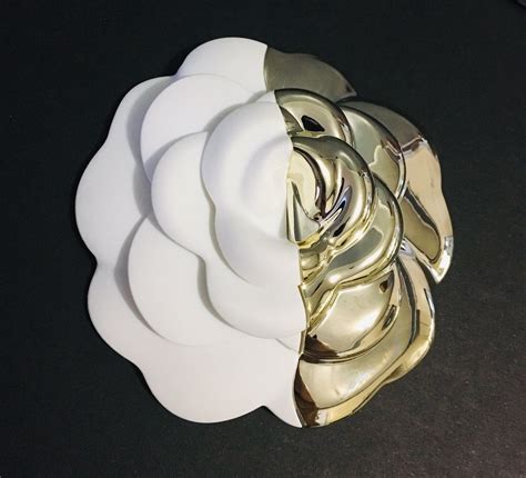 chanel bague camelia|chanel camellia flower brooch.